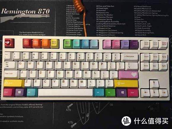 Varmilo 阿米洛 Z104M 静音红轴 键盘 轻开箱