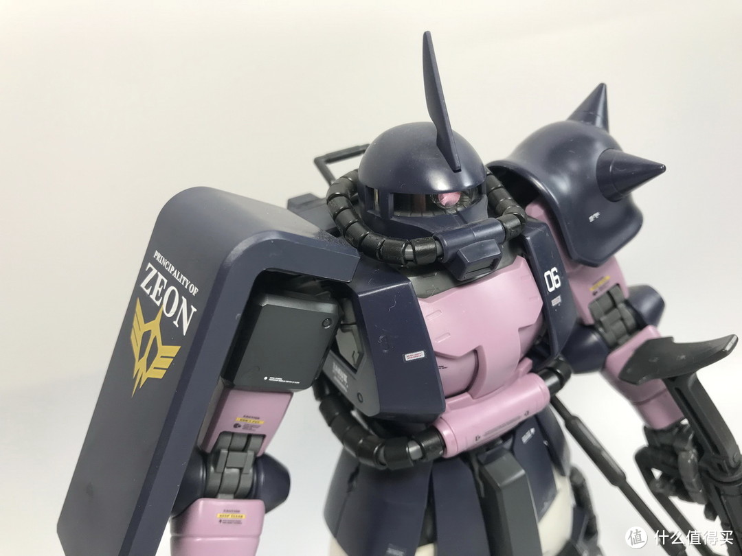 #全民分享季#剁主计划-北京#万代 BANDAI 高达 MG 黑色三连星 MS-06R-1A 扎古II