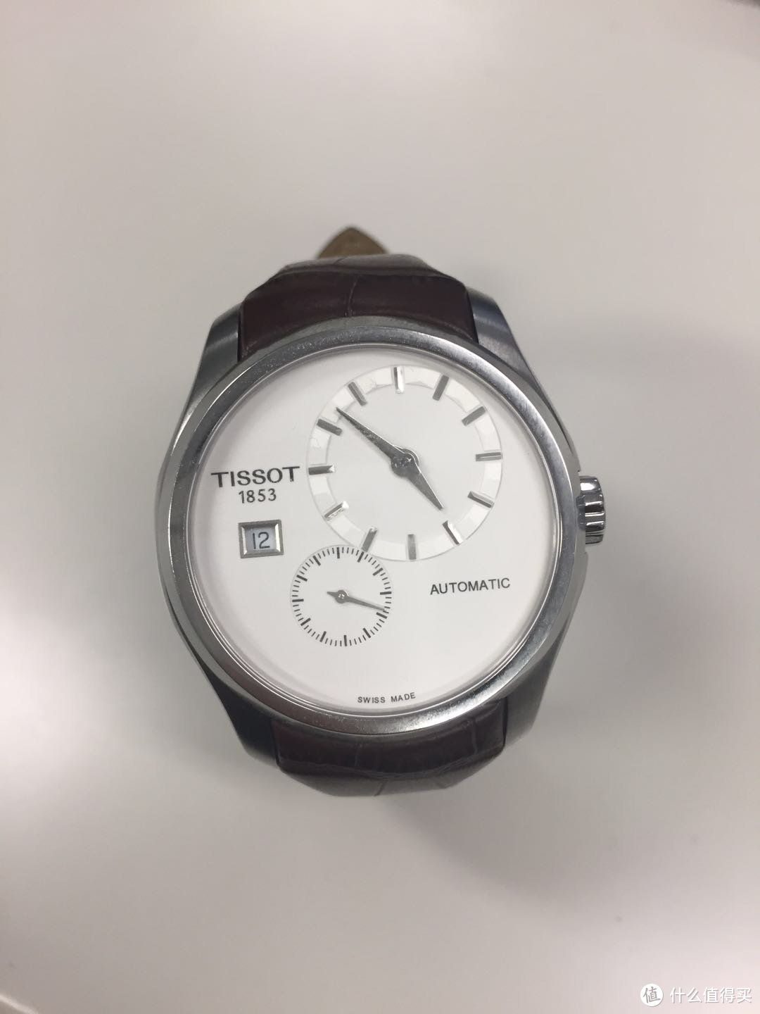 TISSOT 天梭 Couturier 库图系列 T035.428.16.031.00 男士机械腕表 开箱