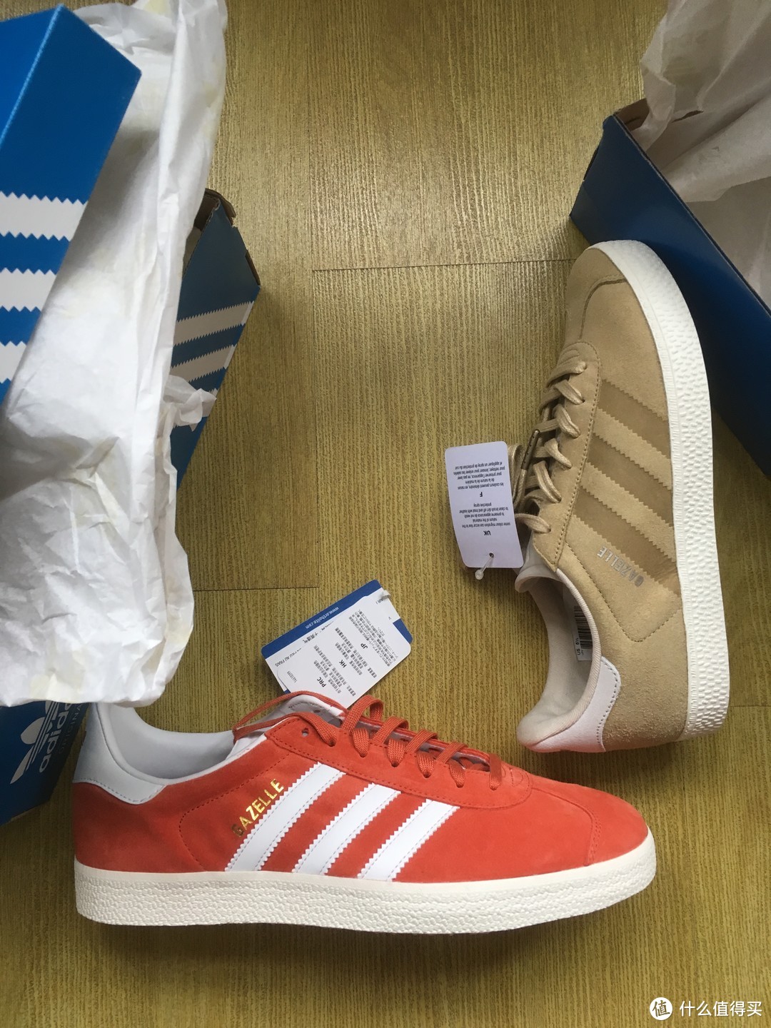 #剁主计划-青岛#原创新人#eBay首单：Adidas 阿迪达斯 gazelle 休闲运动鞋 开箱