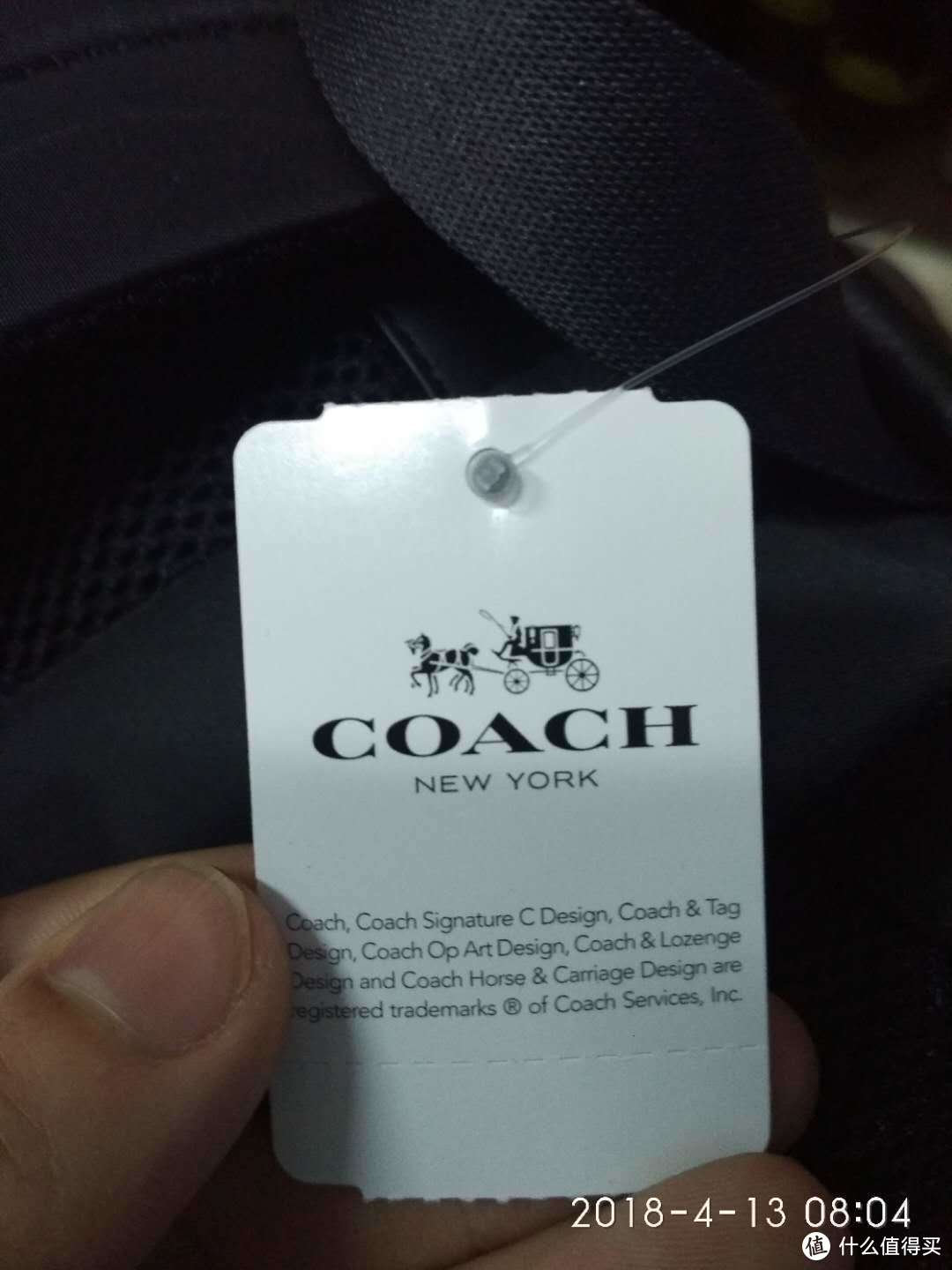 #原创新人#由COACH双肩包鉴定引起对国内鉴定APP的想法