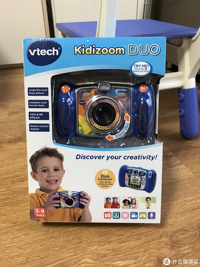 别太认真，这是就是一个玩具—VTech 伟易达 kidizoom duo 儿童相机