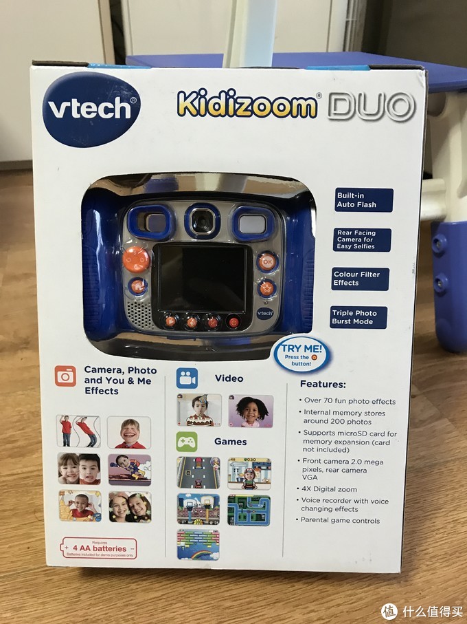 别太认真，这是就是一个玩具—VTech 伟易达 kidizoom duo 儿童相机