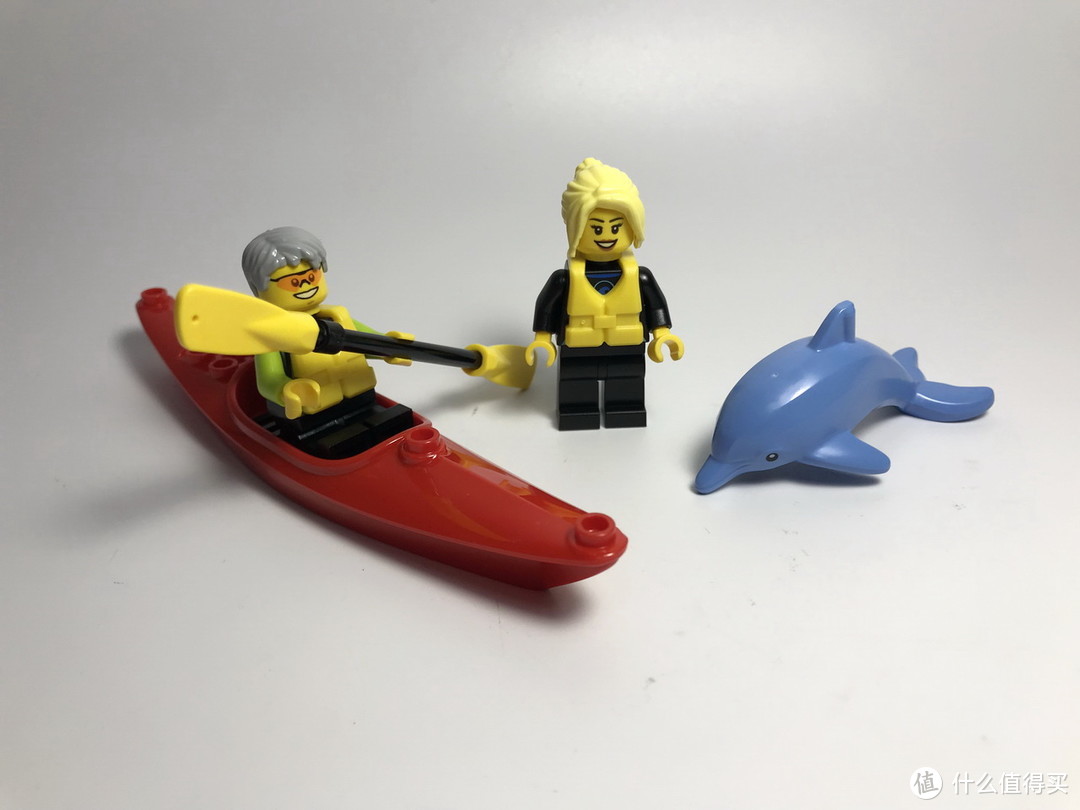 全民分享季#lego 乐高 城市系列 60153 小人套装-海滩乐趣