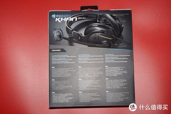 #原创新人#带上它在哪里都是皇帝位—ROCCAT 冰豹 Khan AIMO RGB耳机 试用