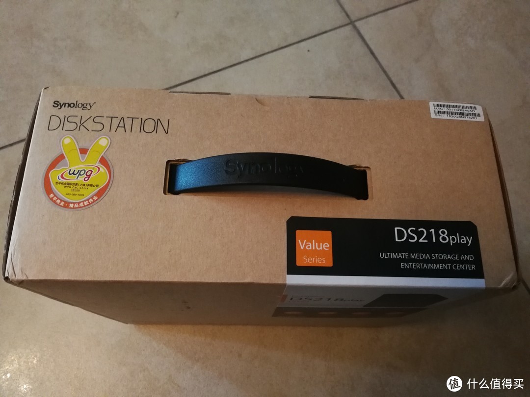 #原创新人#Synology 群晖 DS218play NAS网络存储服务器 开箱