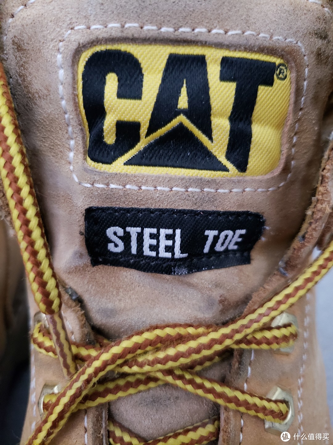 #全民分享季#CAT 卡特彼勒 钢头高帮黄靴 开箱