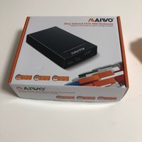 麦沃 硬盘盒 USB3.0接口 固态硬盘开箱试用(读取速度|电源线|硬盘盒)