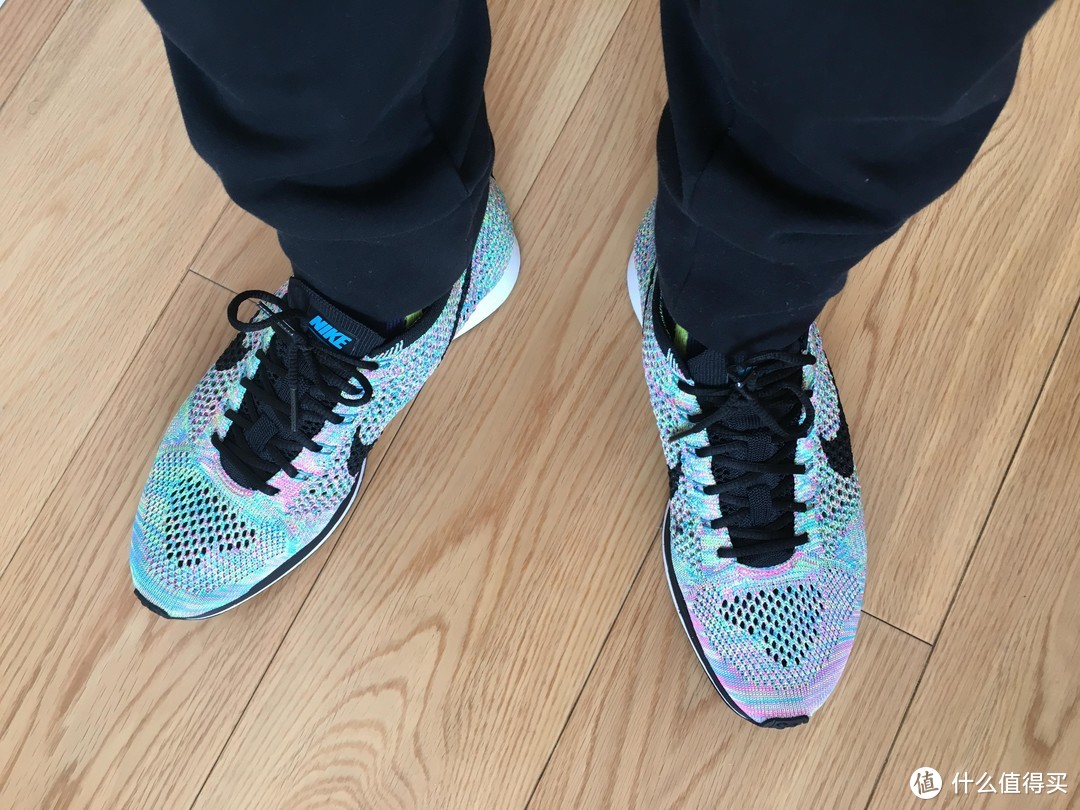 #全民分享季#经典传承：NIKE 耐克 FLYKNIT RACER VS AIR ZOOM MARIAH FLYKNIT RACER跑鞋