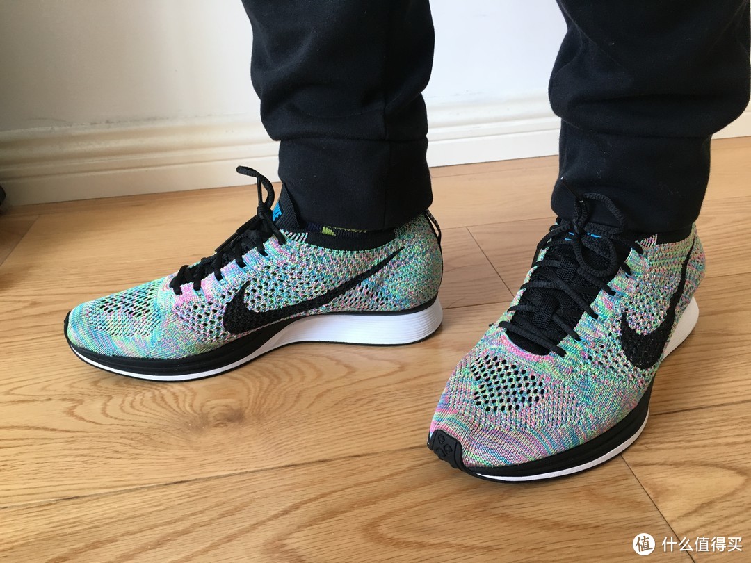 #全民分享季#经典传承：NIKE 耐克 FLYKNIT RACER VS AIR ZOOM MARIAH FLYKNIT RACER跑鞋