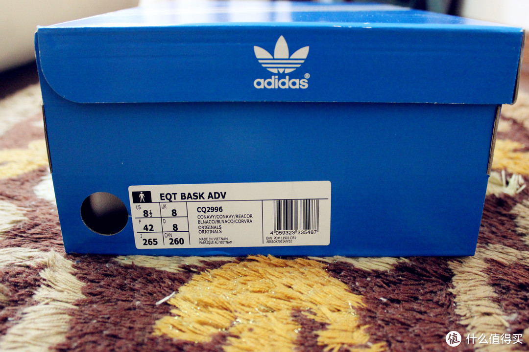 #全民分享季#确认过眼神，我遇上对的鞋： Adidas 阿迪达斯 EQT BASK ADV 运动休闲鞋 开箱