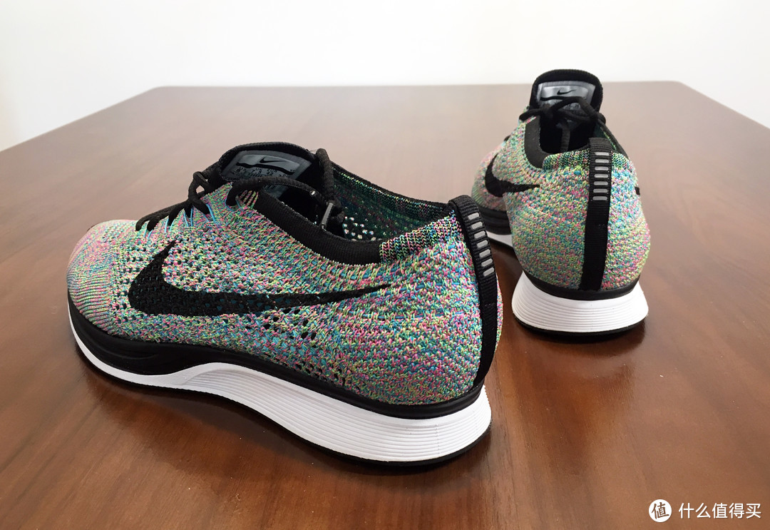 #全民分享季#经典传承：NIKE 耐克 FLYKNIT RACER VS AIR ZOOM MARIAH FLYKNIT RACER跑鞋