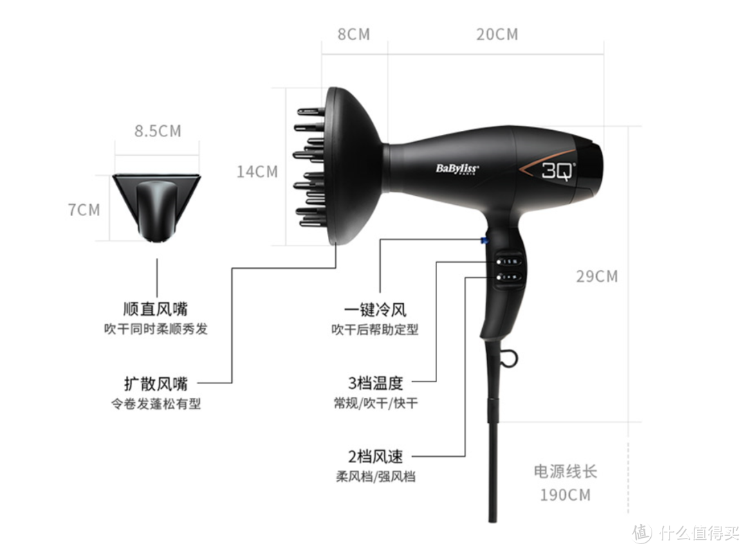 3min速干——法国Babyliss负离子智能电吹风评测