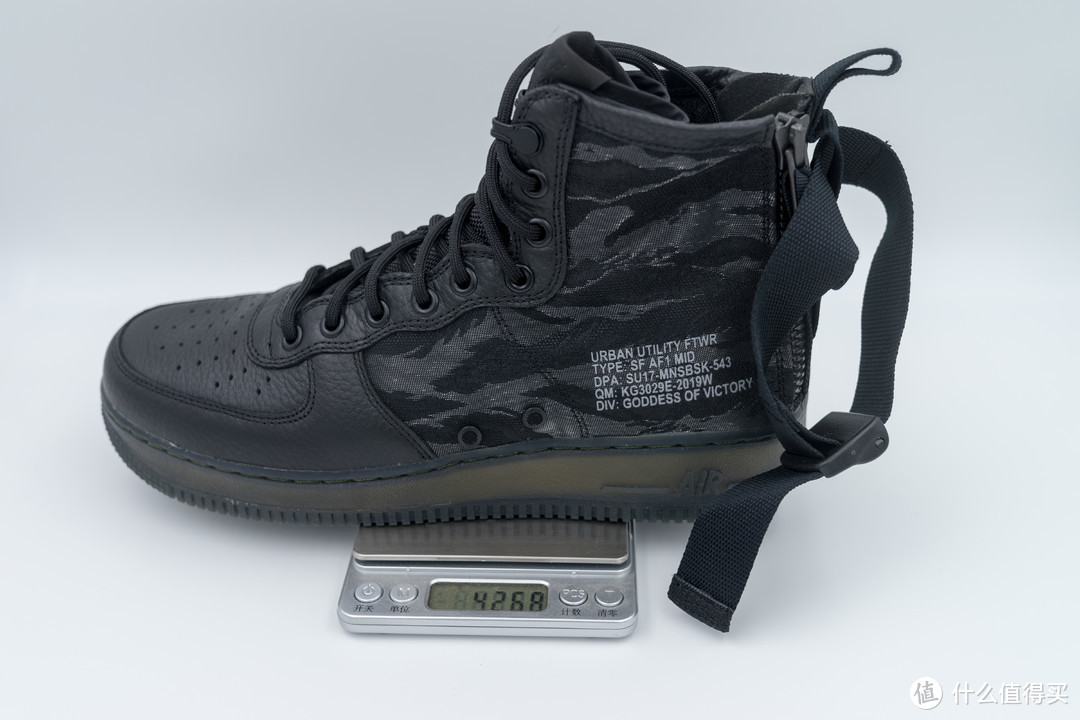 Nike 耐克首款后置双拉链鞋—Air Force 1 SF Mid 晒单