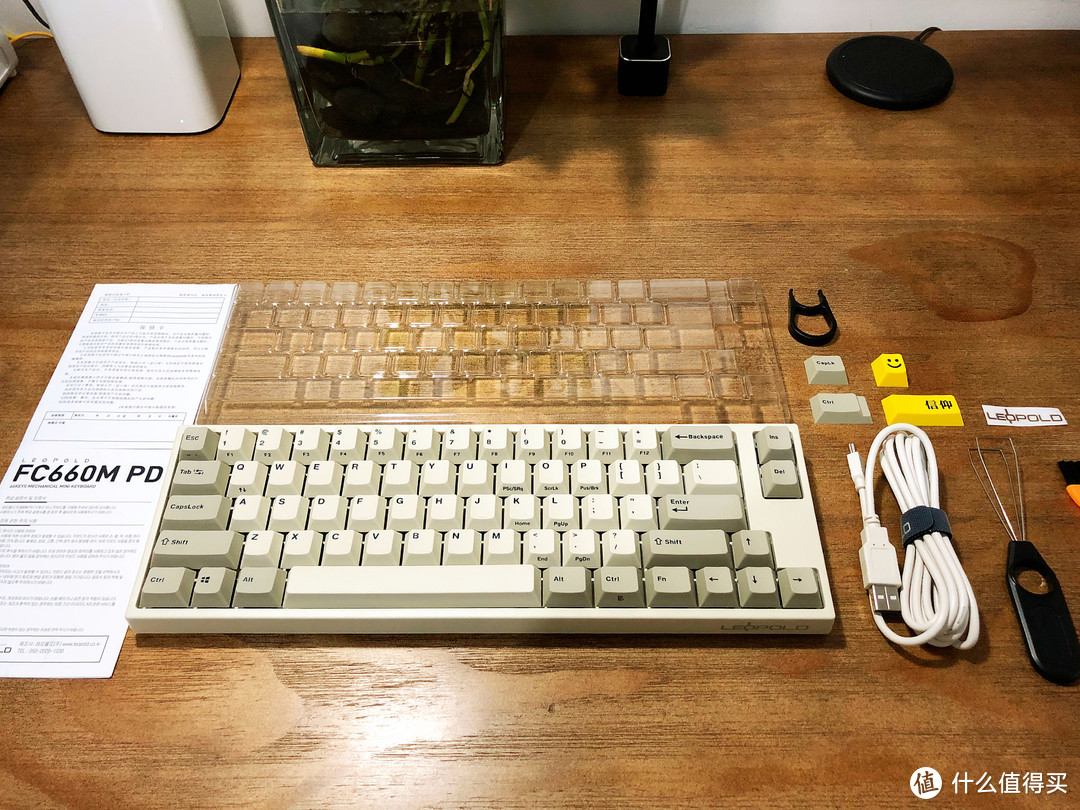 我的搭配：LEOPOLD 利奥博德 FC660M键盘+无铭诚品复古米键帽
