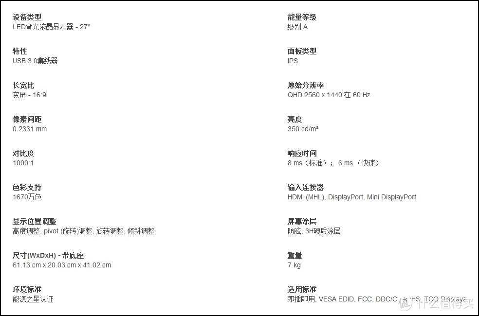 提升？简配？—DELL 戴尔 U2717D 显示器开箱测试