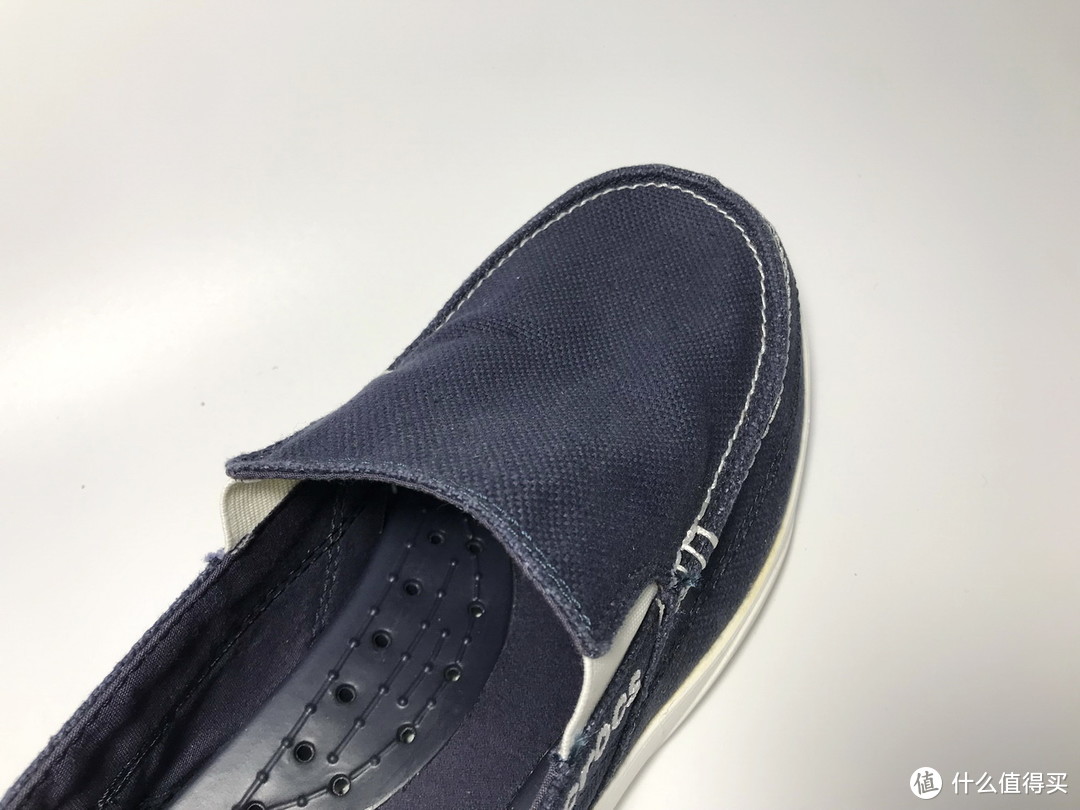 #全民分享季#舒适透气：Crocs 卡骆驰 一脚蹬 男士休闲帆布鞋 11270