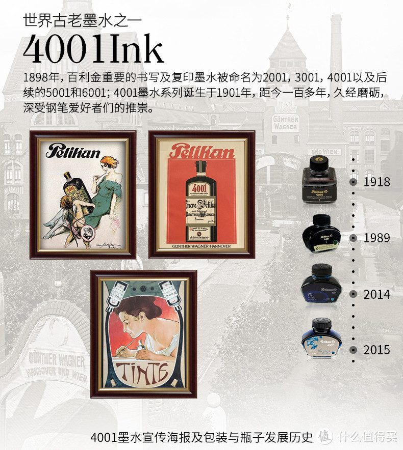 #全民分享季#  Pelikan 百利金 4001非碳素钢笔墨水（亮黑色）开箱体验