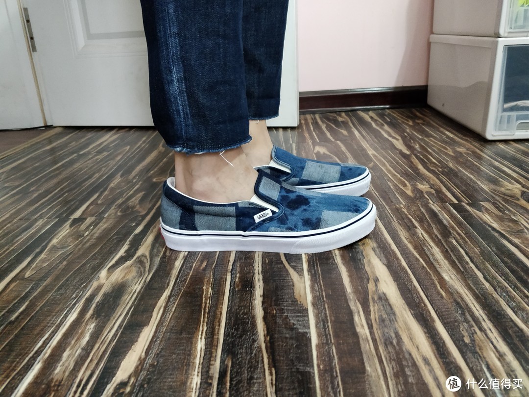 VANS 范斯 复古牛仔格布一脚蹬