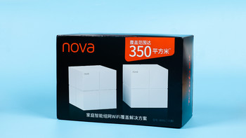 腾达 Nova mw6分布式路由器外观展示(电源|天线|指示灯|电源口|防滑垫)