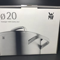 福腾宝 Cromargan 20CM 18/10 不锈钢 双耳汤锅外观展示(锅底|把手|锅盖)