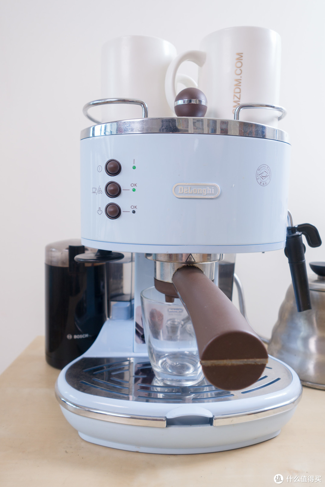#全民分享季#打造一杯自己的拿铁，度过一个慵懒的午后：DeLonghi 德龙 ECO310 半自动咖啡机