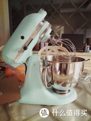 #原创新人#夏日清凉ICON：KitchenAid 凯膳怡 150PS 冰蓝色 厨师机