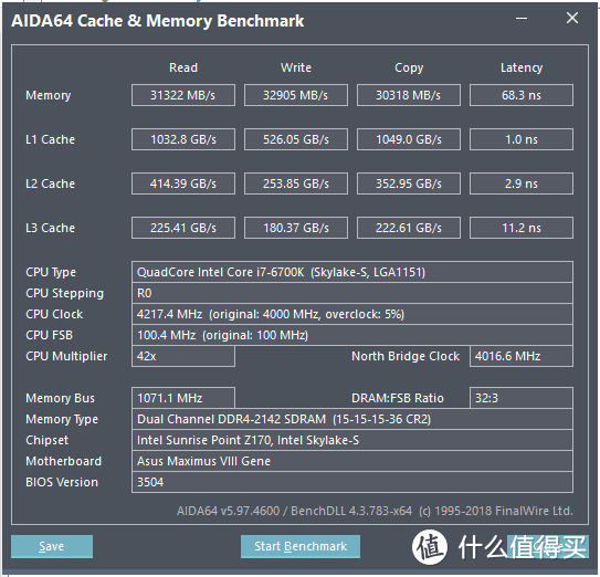 #原创新人#AMD Ryzen 锐龙 7 2700X 处理器 简单开箱测试 & 6700K 平台对比