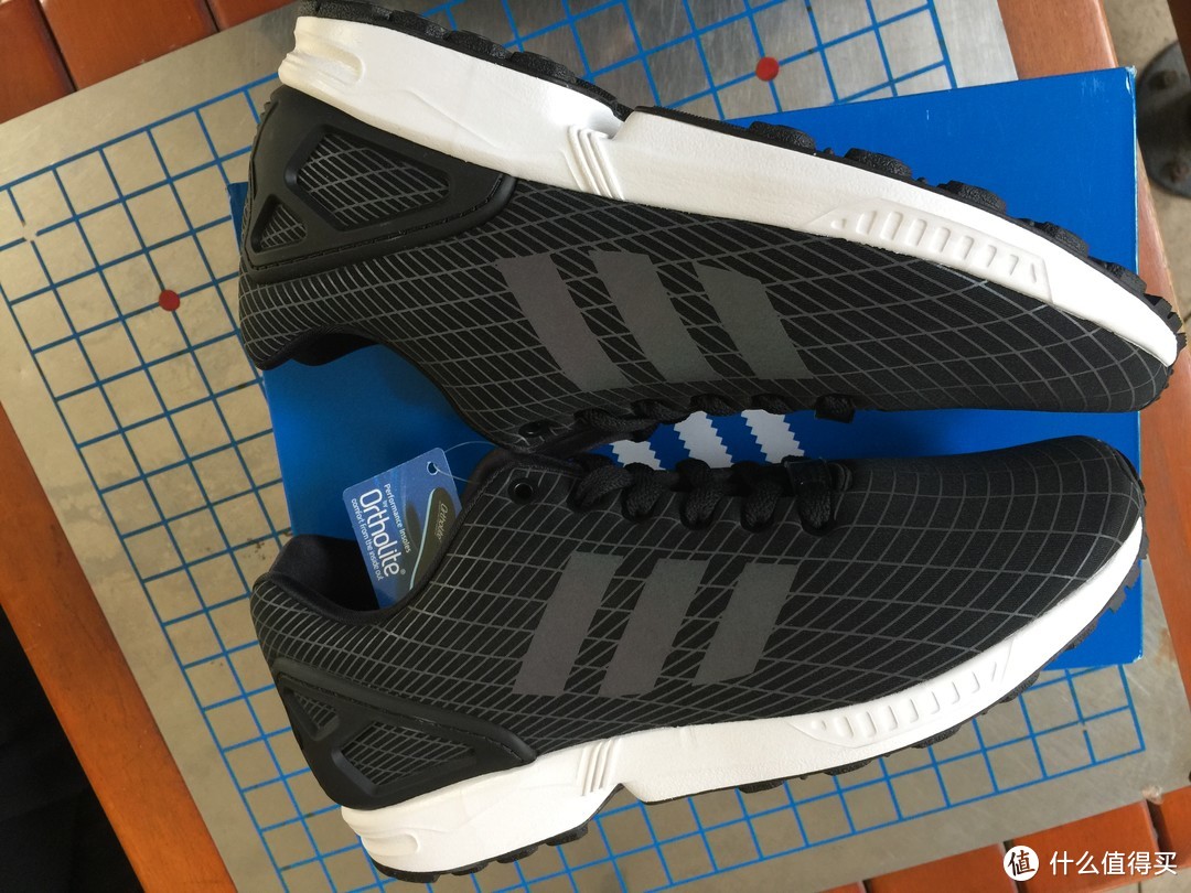 #全民分享季#低调沉稳，性价比高：adidas 阿迪达斯 三叶草 BB2158 ZX FLUX 运动鞋简评