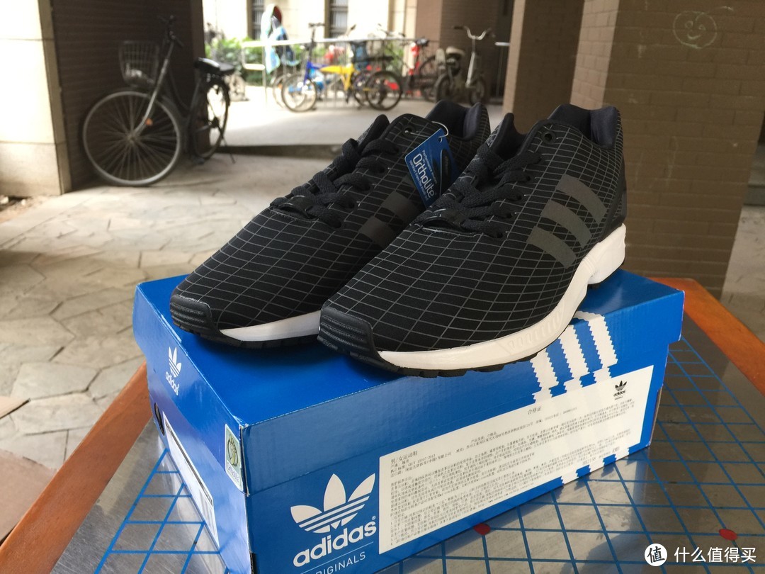 #全民分享季#低调沉稳，性价比高：adidas 阿迪达斯 三叶草 BB2158 ZX FLUX 运动鞋简评