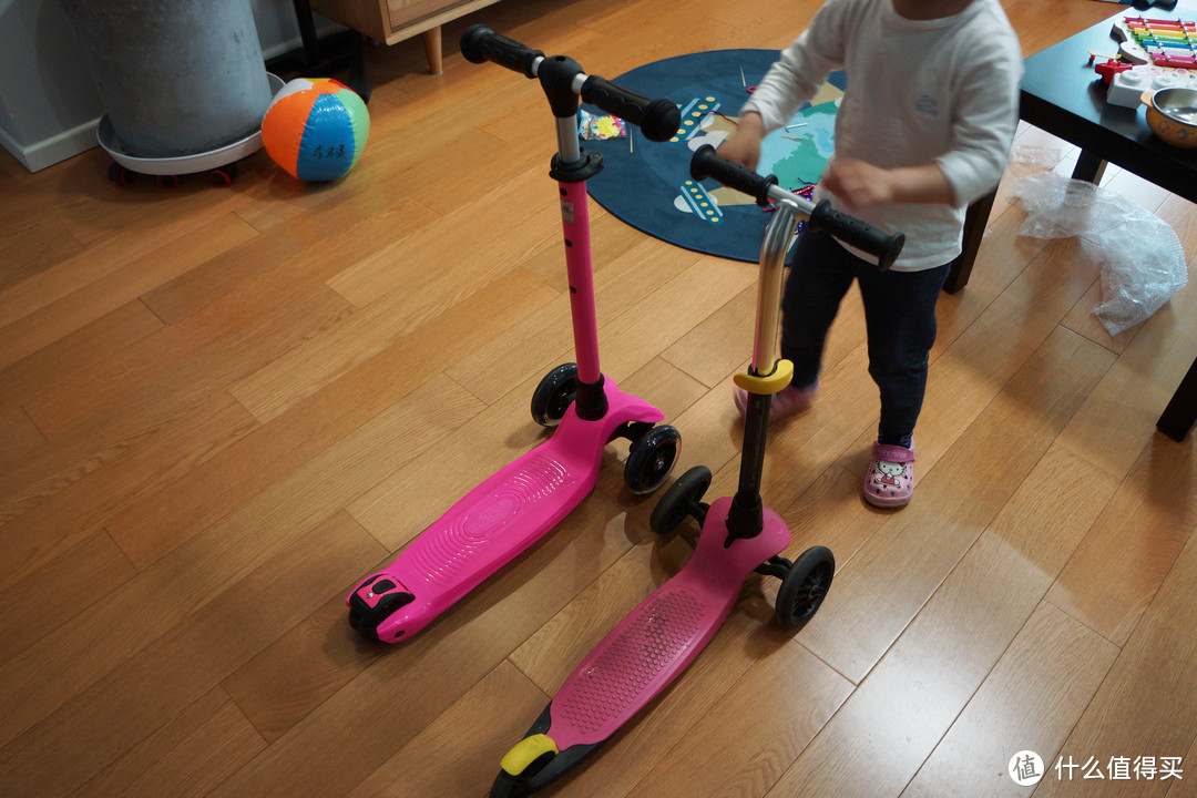 女儿想要的亮晶晶—喜提 21st scooter儿童闪光滑板车