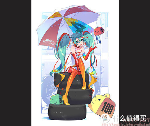 2016 Racing Miku，赛车初音手办