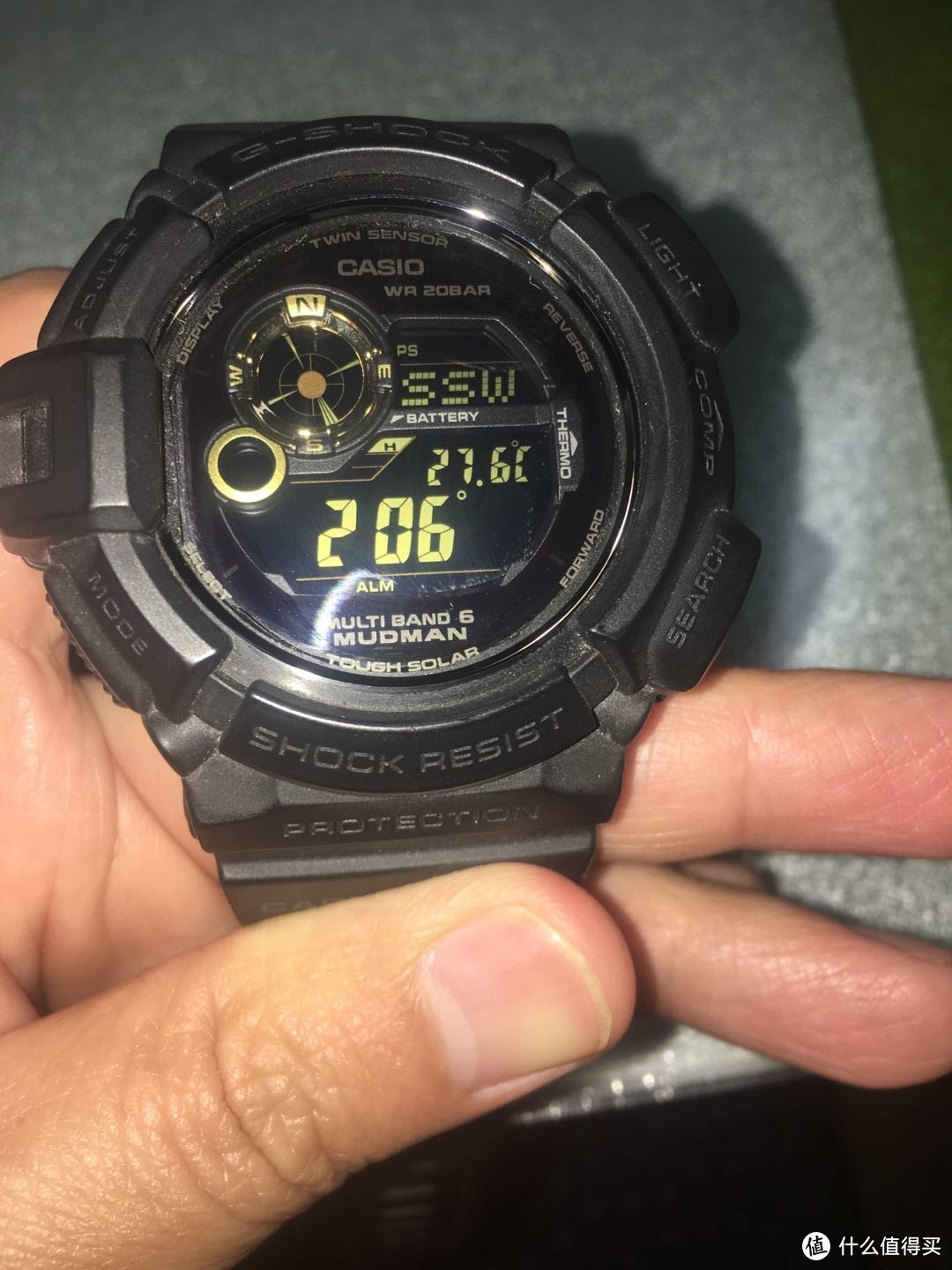 CASIO 卡西欧 G-SHOCK MUDMAN 泥人系列 腕表 伪开箱及使用心得