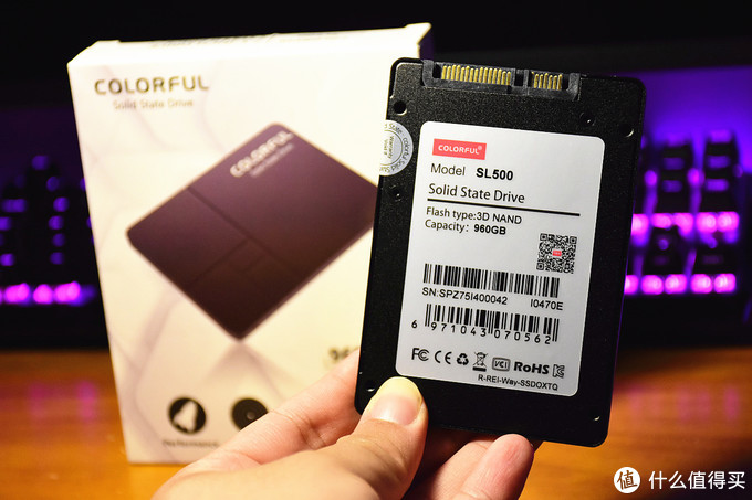 1元1GB的固态硬盘了解一下—Colorful 七彩虹 SL500 960GB 固态硬盘 开箱简测