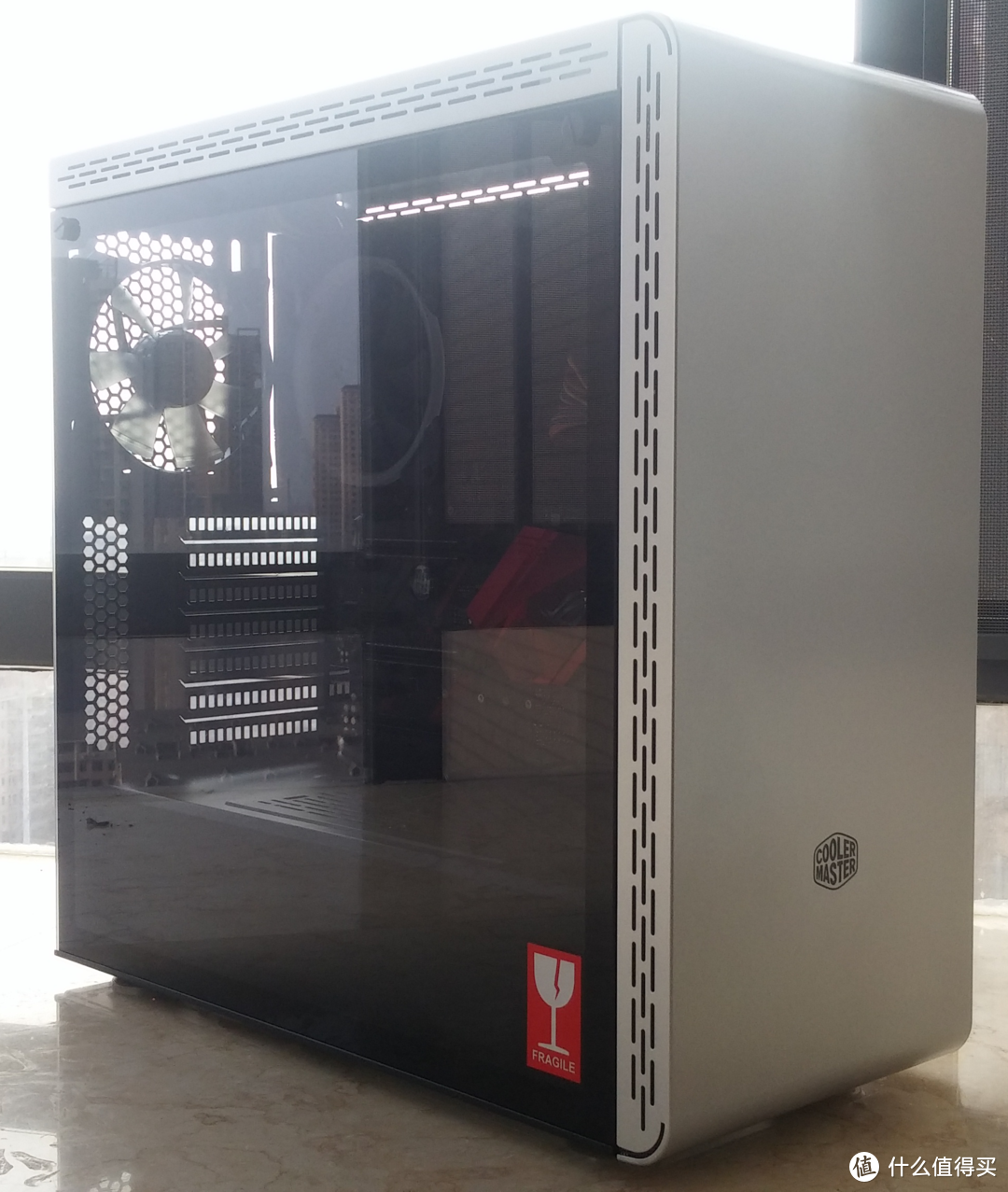 清爽简约机箱新选择：COOLERMASTER 酷冷至尊 MASTERBOX MS600 机箱 开箱