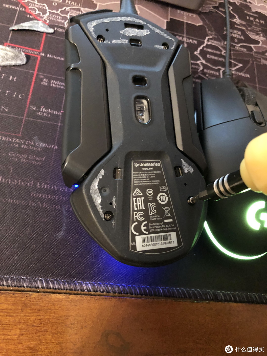 灯厂&钢厂来袭 赛睿 SteelSeries Rival 600 幻彩版 电竞鼠标 拆解测试