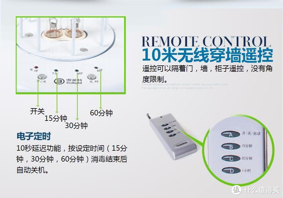 杀螨除菌好帮手：Cnlight 雪莱特 紫外线消毒灯