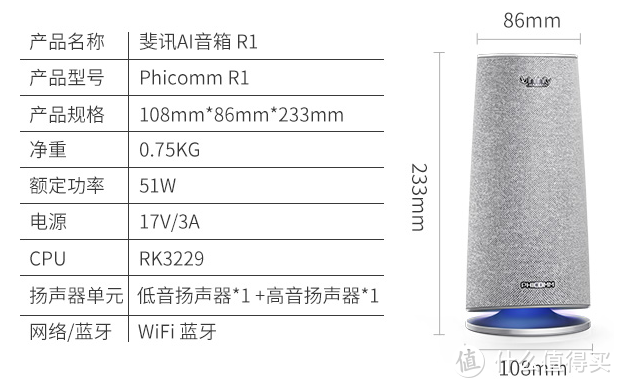 智不智能一用便知！PHICOMM 斐讯 R1智能音箱 开箱试用