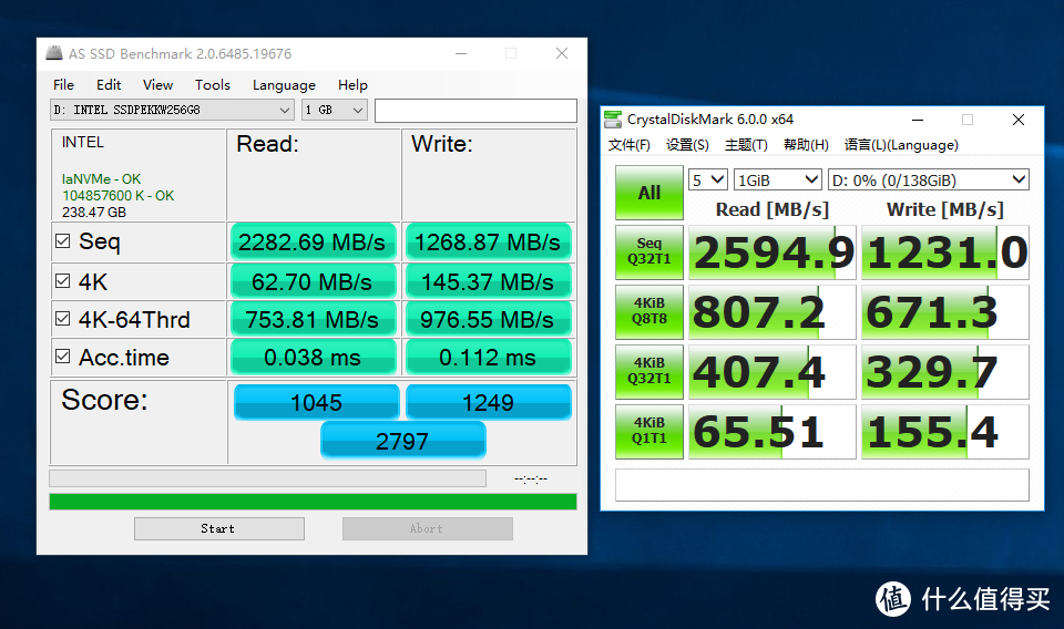 真的值？Intel 英特尔 760P M.2 256G NVME 固态硬盘 实测