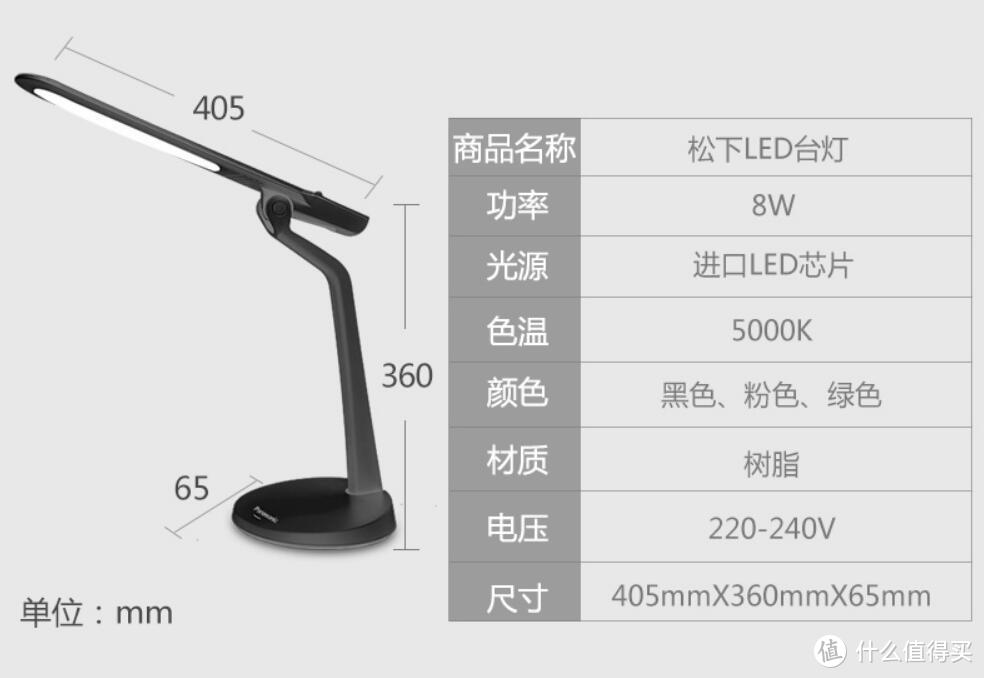 好视力要好灯：Panasonic 松下 SQ-LD200-P72 LED护眼台灯开箱