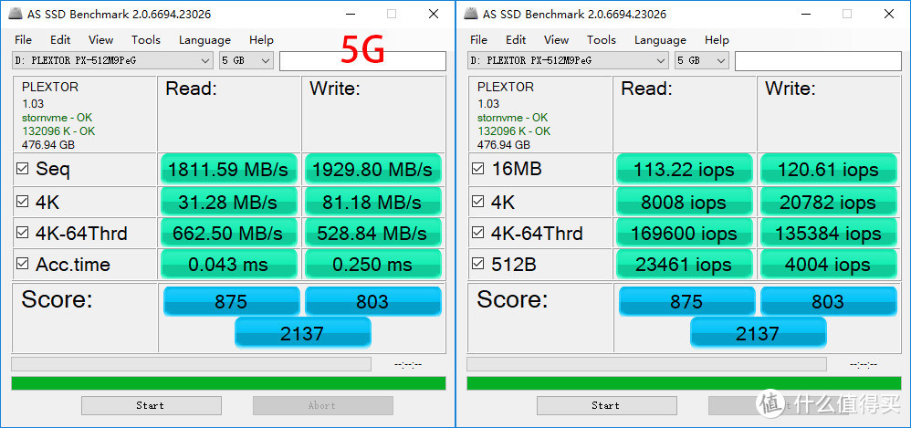 浦科特 PLEXTOR M9PeG 512GB M.2 NVMe固态硬盘众测报告