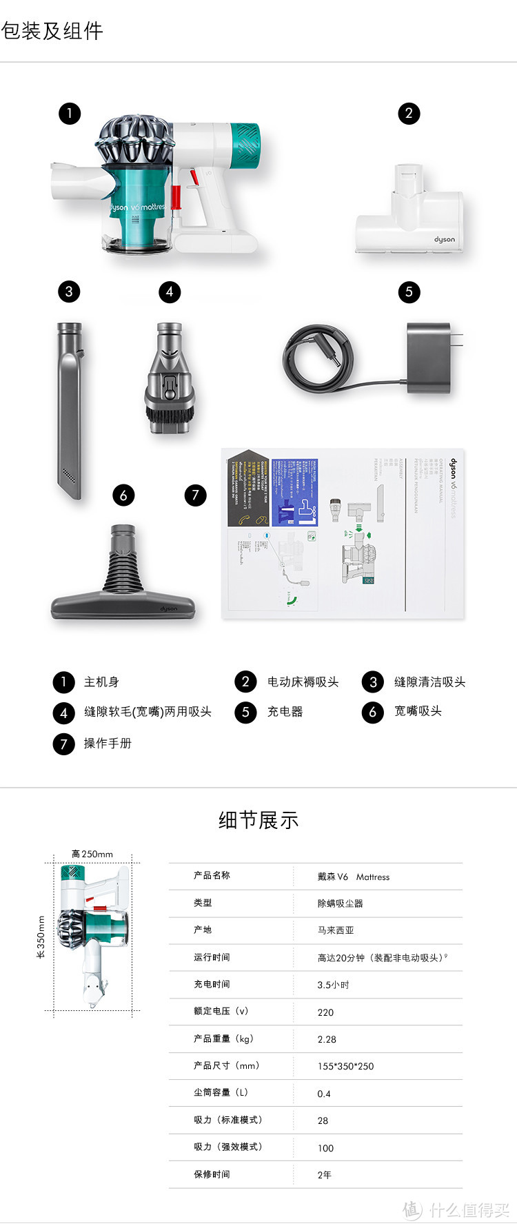 论我为什么买戴森—Dyson 戴森 V6 mattress 手持式吸尘器 使用及拆洗