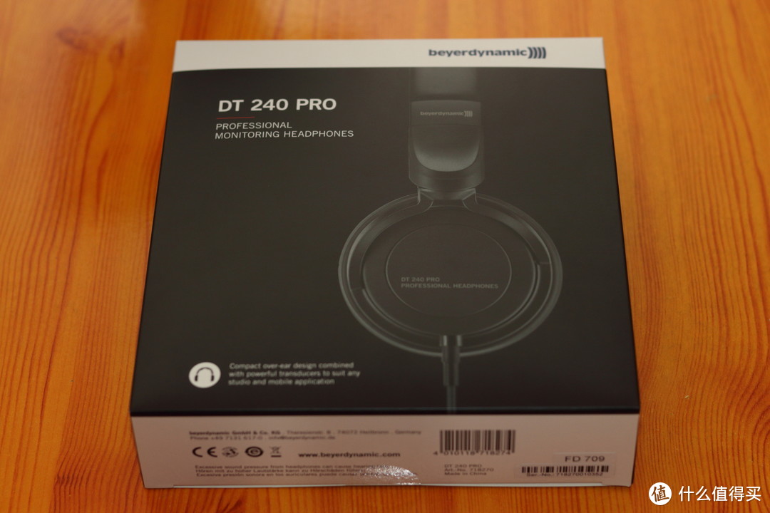 便携身材+专业实力—Beyerdynamic 拜亚动力 DT240 Pro 耳机 试用报告