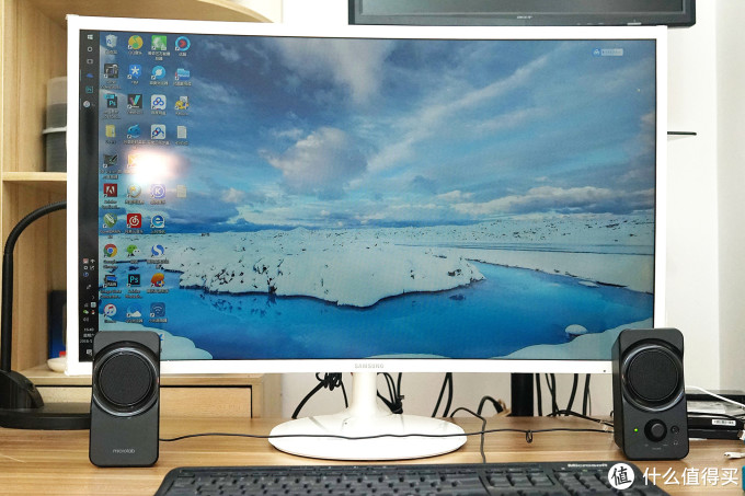 大屏大颗粒？当电视机用？SAMSUNG 三星 C32F391FWC 1800R 显示器