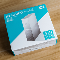 西部数据 My Cloud Home 个人云存储设备外观展示(指示灯|散热孔|插孔)