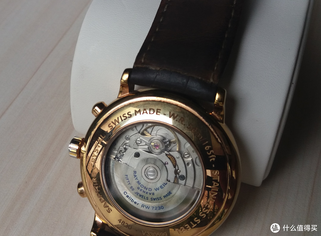 Raymond Weil 蕾蒙威 经典大师特别版玫瑰金计时机械表开箱