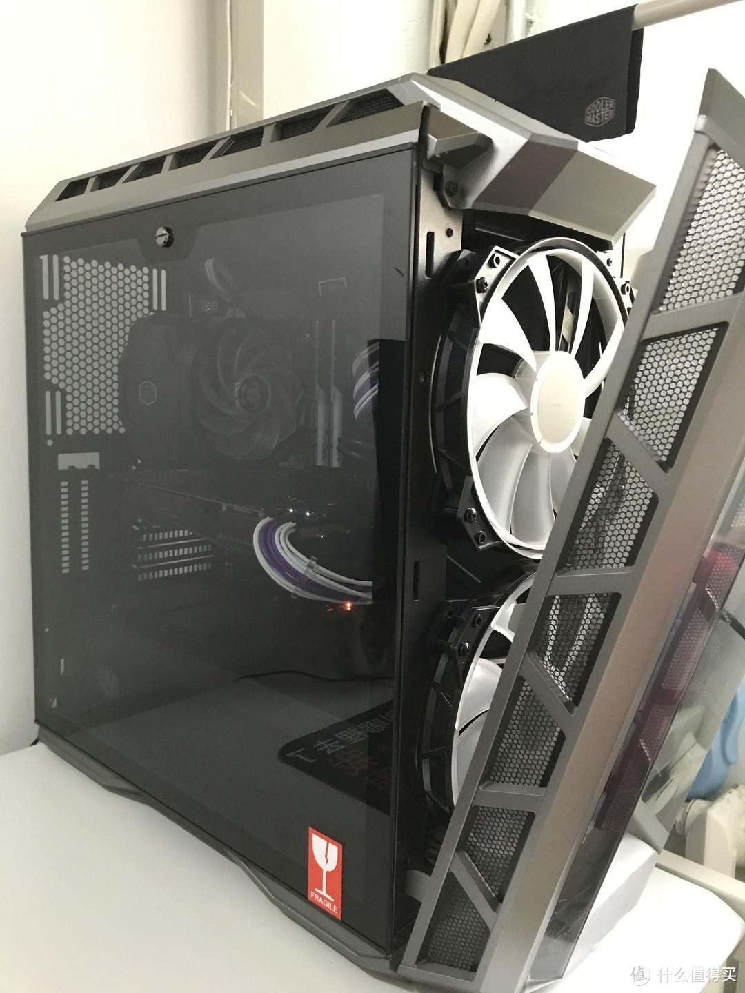 灯大灯亮灯会闪—COOLERMASTER 酷冷至尊 MasterFan 风扇开箱简评 