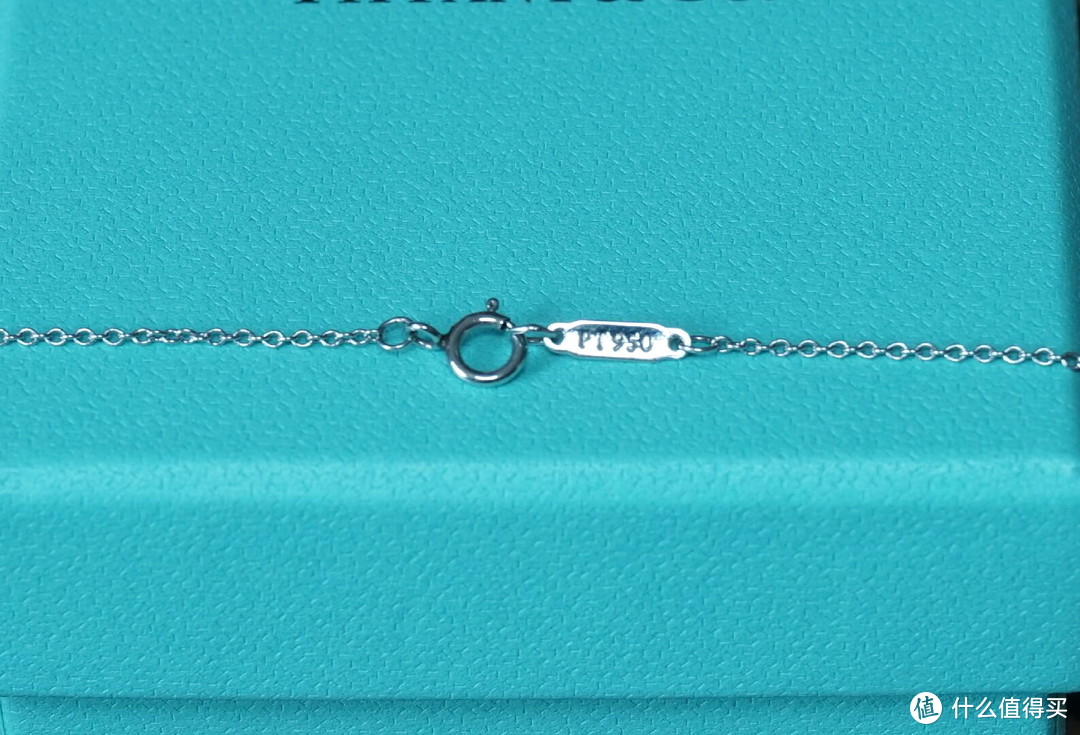 Tiffany & Co 蒂芙尼 铂金钻石 小号十字架项链