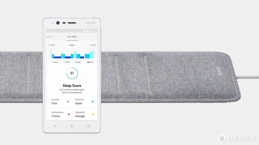 比床更懂你的睡眠：NOKIA 诺基亚 Sleep 智能睡眠监测仪