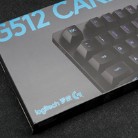 罗技 G512 RGB机械键盘外观展示(上盖|底盘|指示灯|键帽|接口)